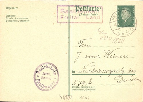 Postkarte landpost - (y4904),