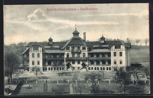 Ansichtskarte saalhausen - ansichtskarte, /