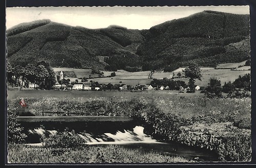Ansichtskarte saalhausen - ansichtskarte,