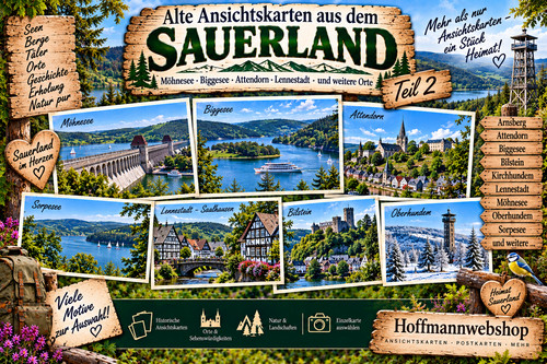 Sauerland alte ansichtskarten - sauerland,