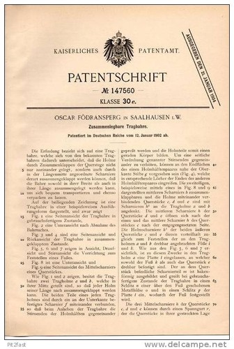 Original patentschrift o - original,
