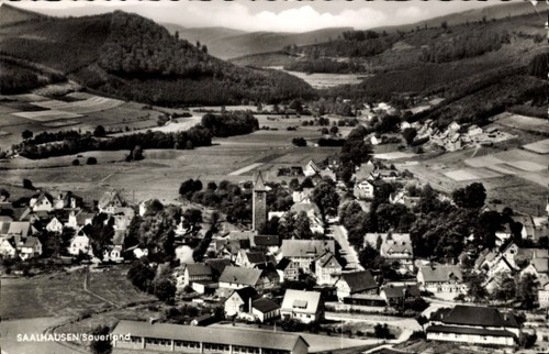 Saalhausen lennestadt im - ak,